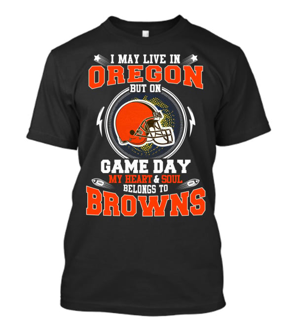Browns Football Loyalty In Oregon Game Day Helmet Graphics T-Shirt