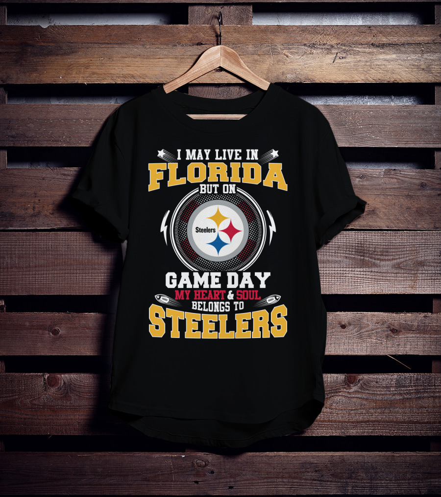 Florida Steelers Heart And Soul Game Day T-Shirt