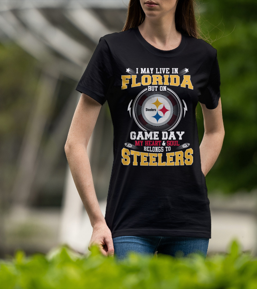 Florida Steelers Heart And Soul Game Day T-Shirt