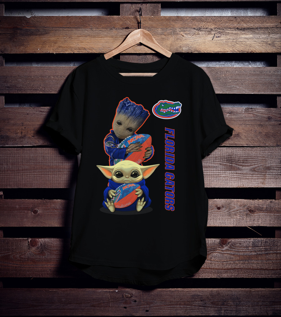 Florida Gators Ncaa Football Baby Alien And Tree Character T-Shirt