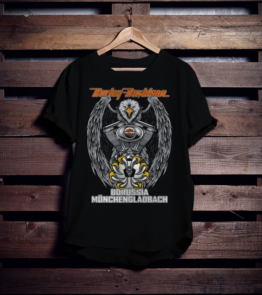 Harley Davidson Eagle Engine Borussia Mönchengladbach T-Shirt