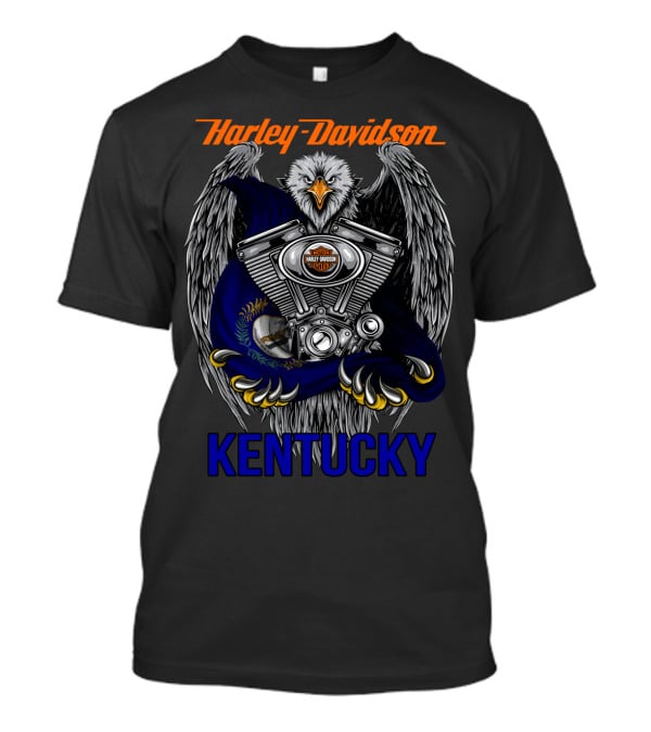 Harley Davidson Eagle Engine Kentucky T-Shirt