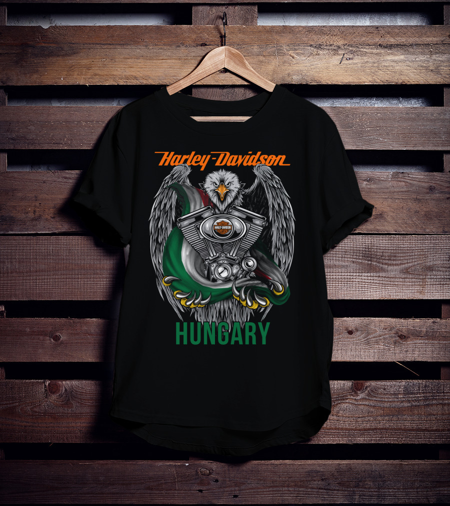 Harley Davidson Eagle Engine Hungary T-Shirt