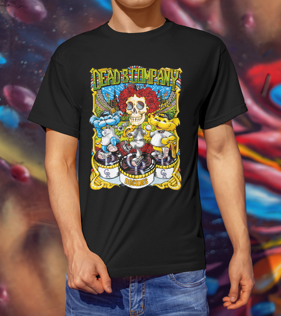 Dead & Company Rockies Cr Logo Collaboration T-Shirt