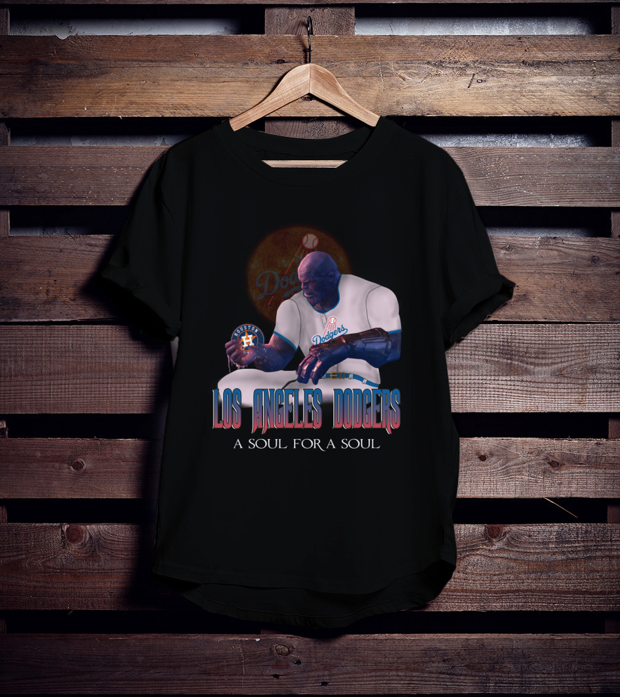 Los Angeles Dodgers A Soul For A Soul Dodgers Astros T-Shirt