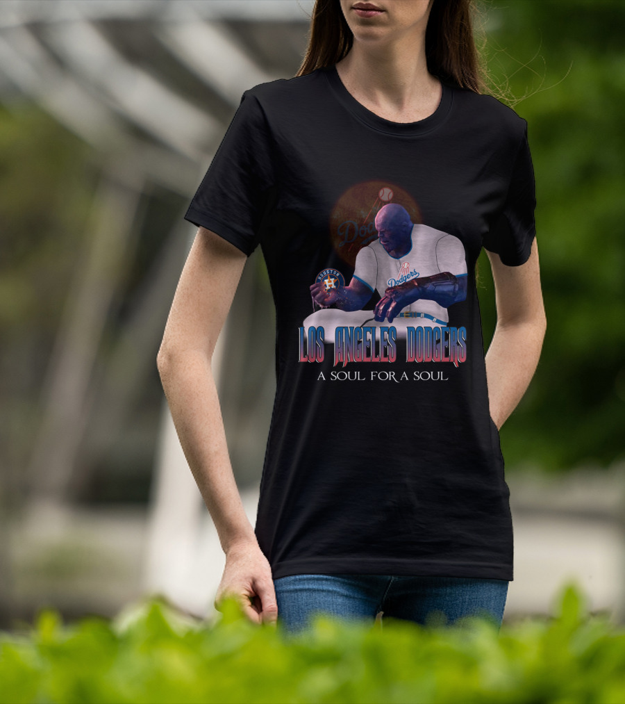 Los Angeles Dodgers A Soul For A Soul Dodgers Astros T-Shirt