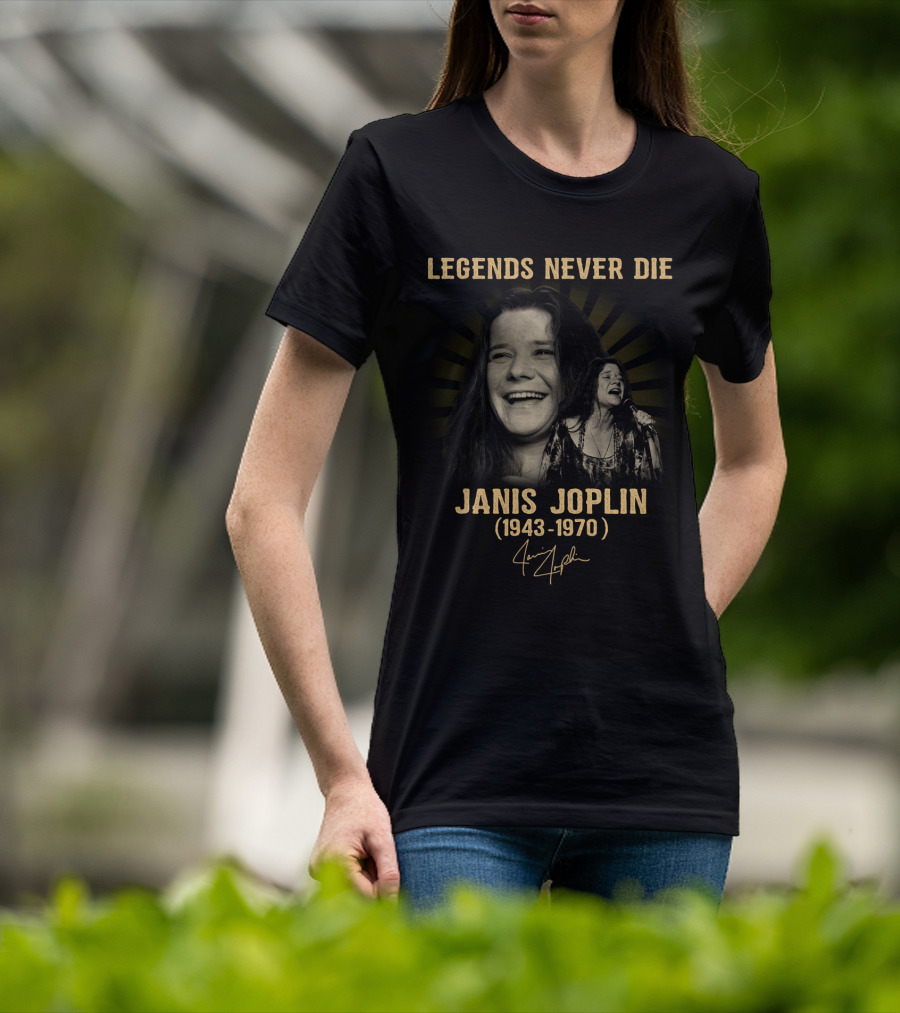 Legends Never Die Janis Joplin 1943-1970 T-Shirt