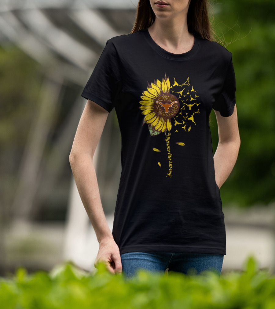 Ncaa Tl You Are My Sunshine Sunflower Longhorns T-Shirt