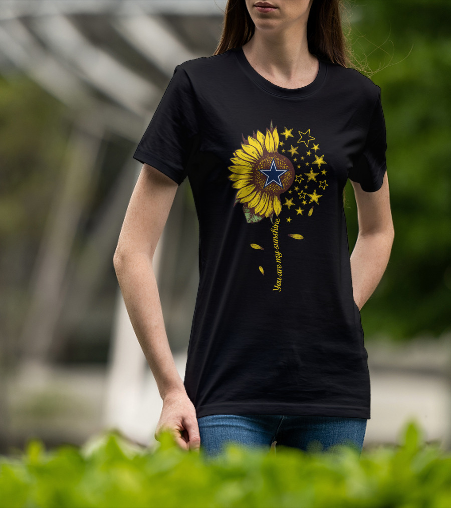 You Are My Sunshine Sunflower Star T-Shirt