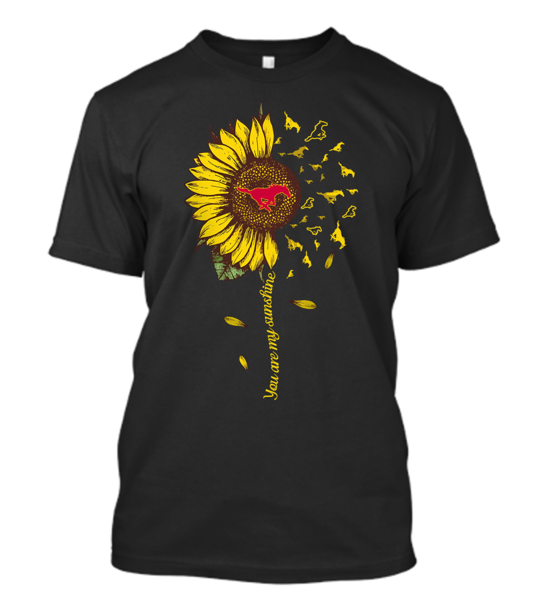 Sunflower Mustang You Are My Sunshine T-Shirt