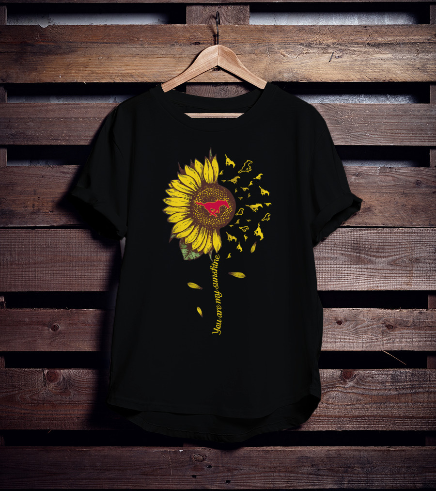 Sunflower Mustang You Are My Sunshine T-Shirt