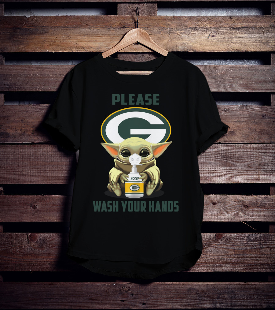 Green Bay Packers Soap Please Wash Your Hands T-Shirt