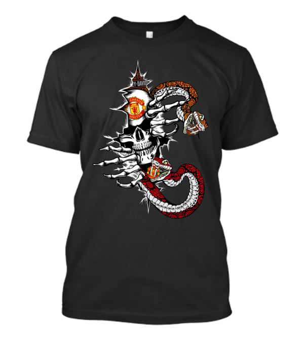 Manchester United Skull Serpent T-Shirt