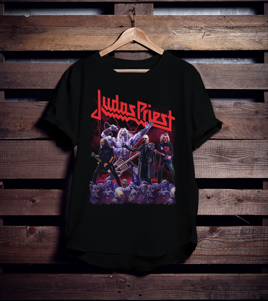 Judas Priest Band Members And Monsters T-Shirt