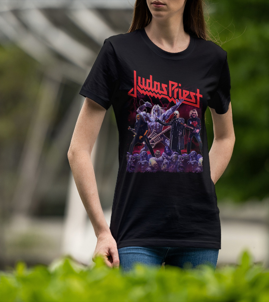 Judas Priest Band Members And Monsters T-Shirt