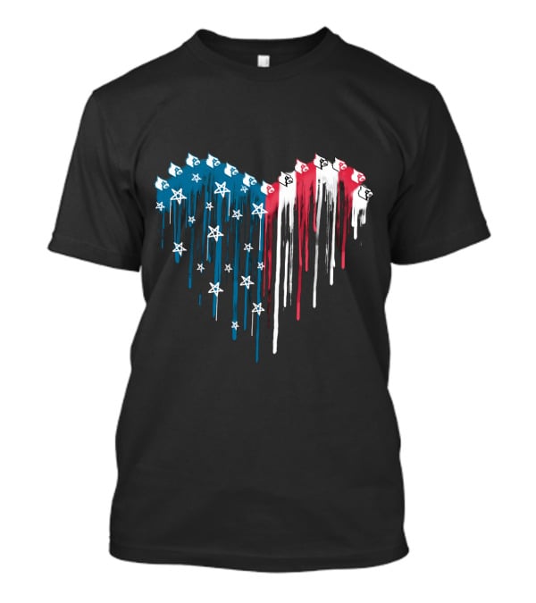Louisville Cardinals Heart T-Shirt