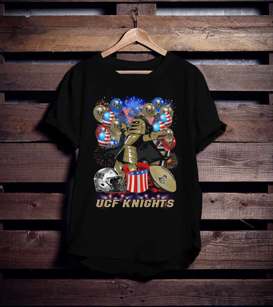 Ucf Knights Ncaa2 137 Fireworks Celebration T-Shirt