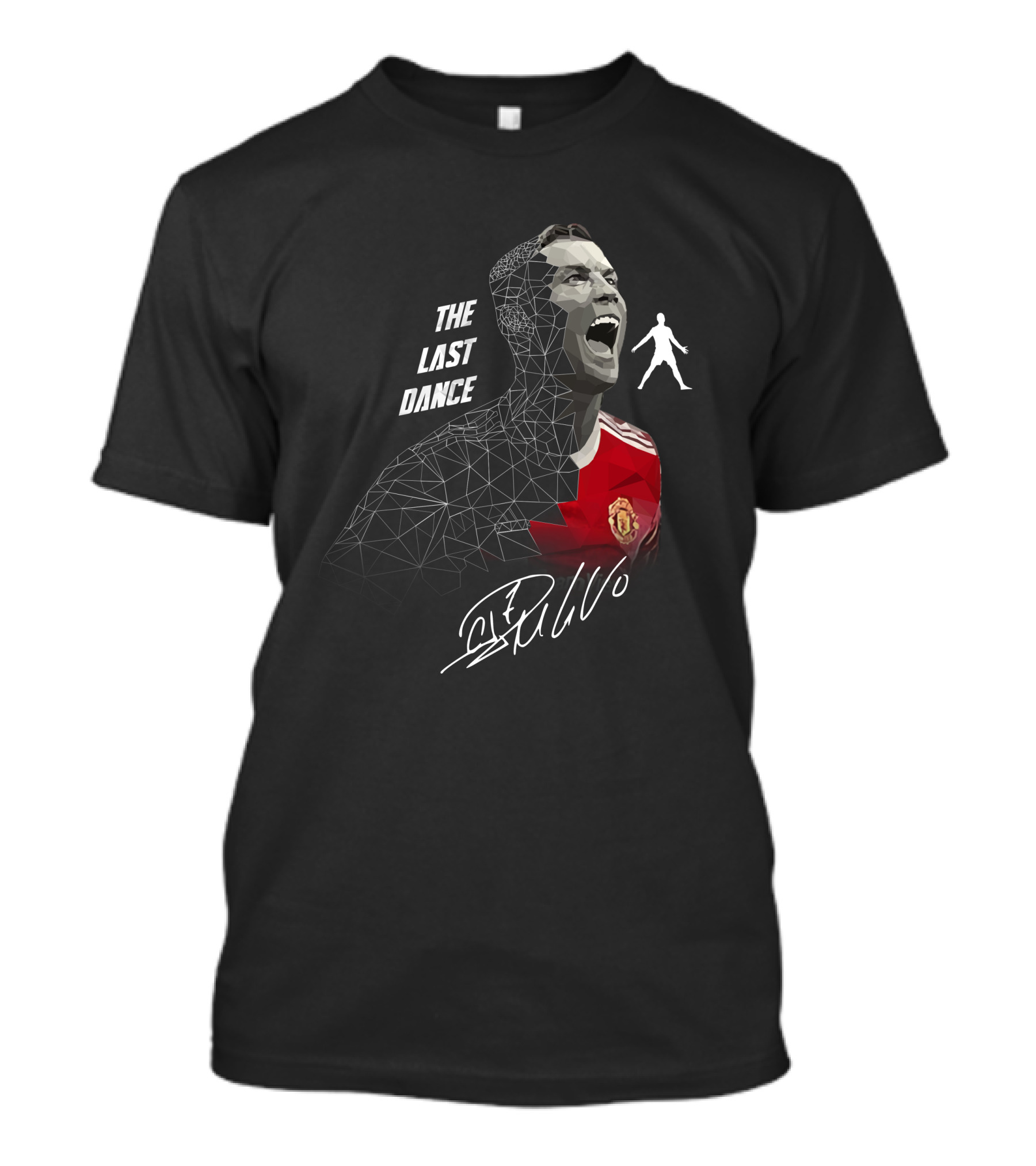 The Last Dance Cristiano Ronaldo Manchester United Polygon Signature T-Shirt