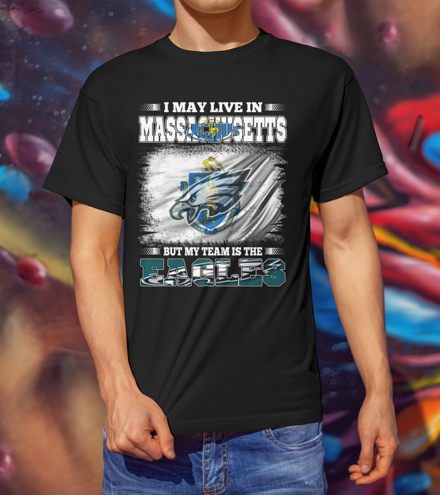 Massachusetts Roots Philadelphia Eagles T-Shirt