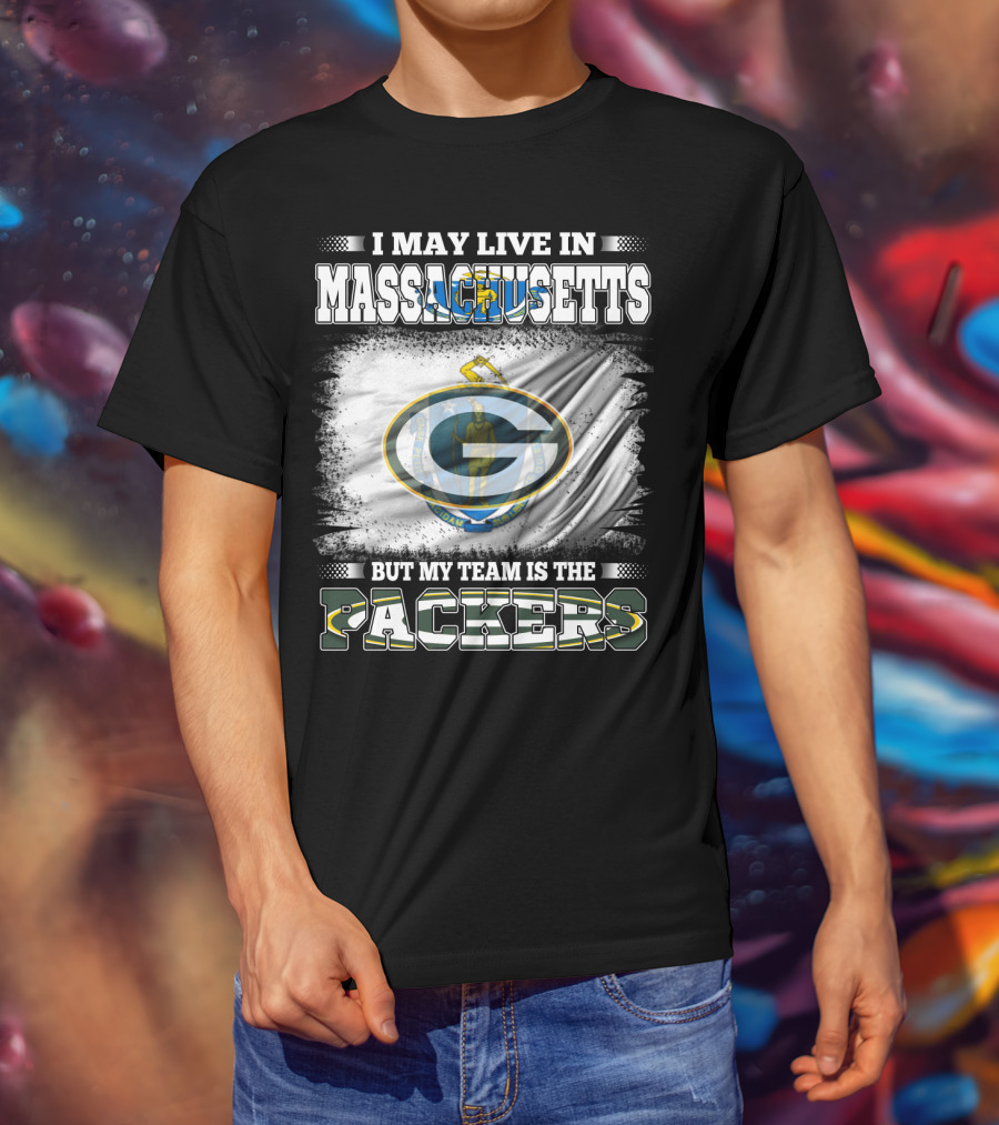 Massachusetts Resident Loyal To Packers Team T-Shirt