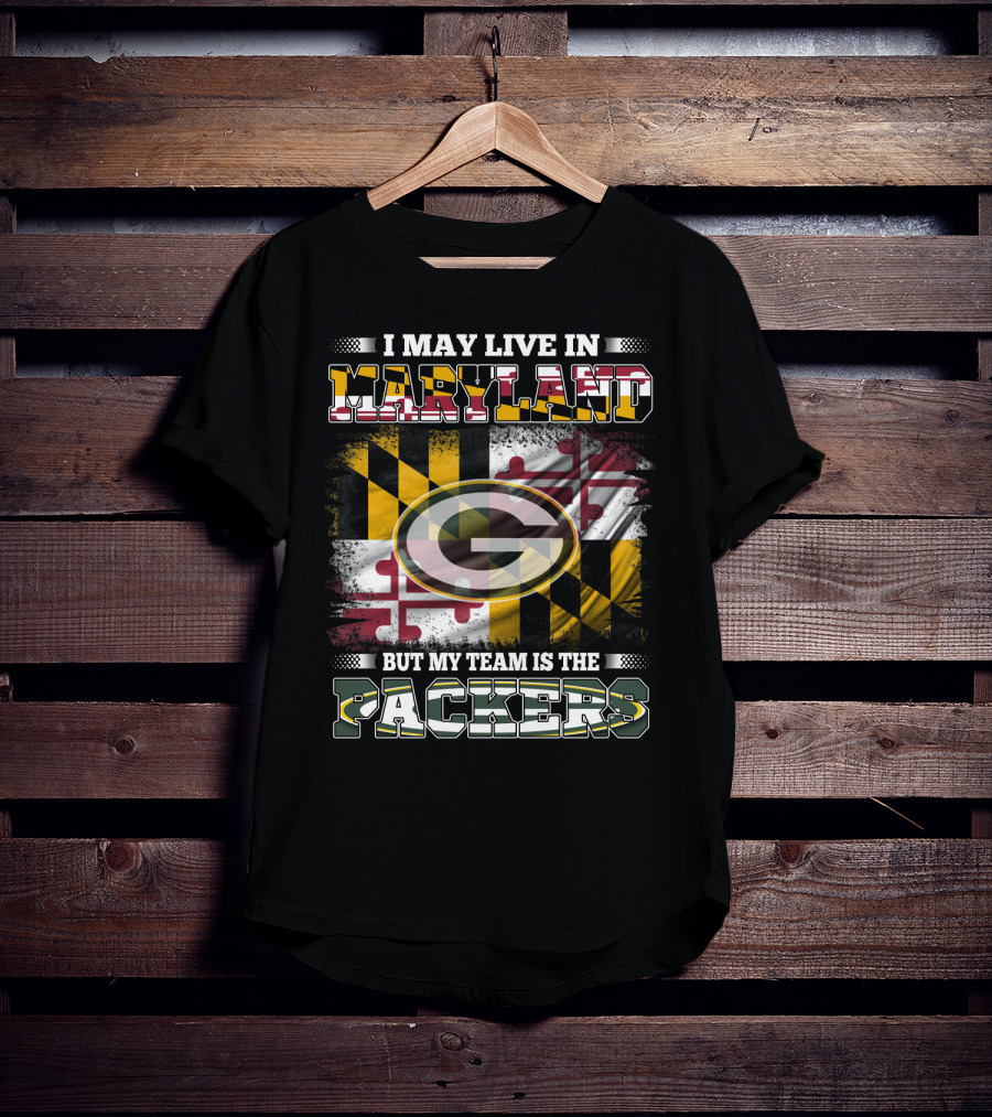 Maryland Pride Green Bay Packers Fan Loyalty T-Shirt