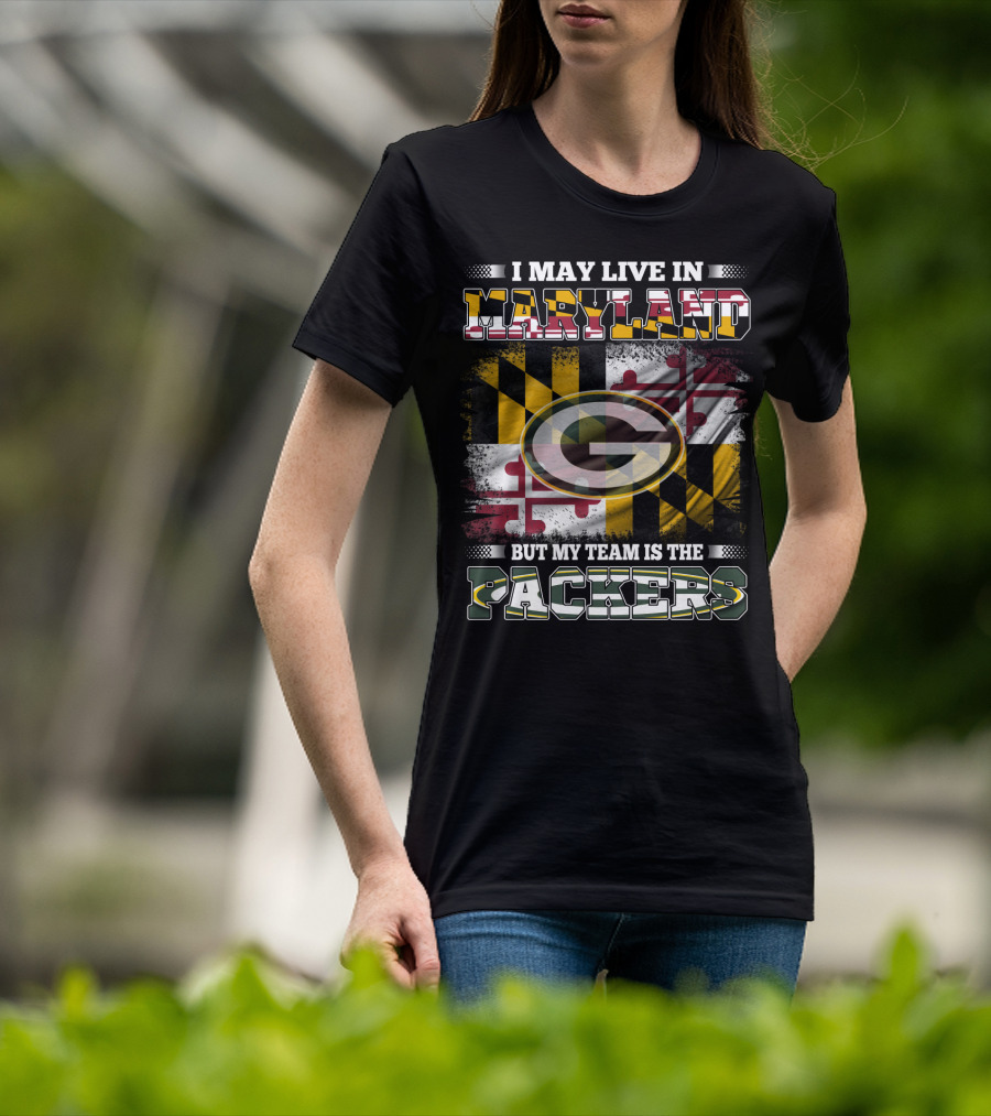 Maryland Pride Green Bay Packers Fan Loyalty T-Shirt