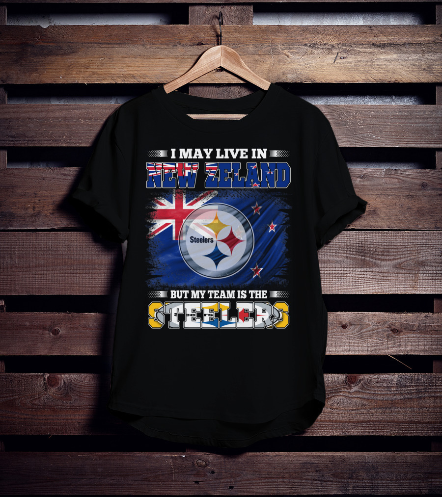 New Zeland Pride With Steelers Loyalty And Flags T-Shirt