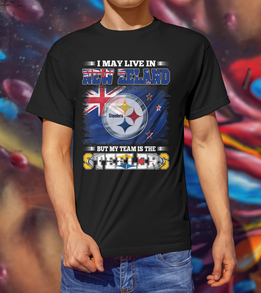 New Zeland Pride With Steelers Loyalty And Flags T-Shirt