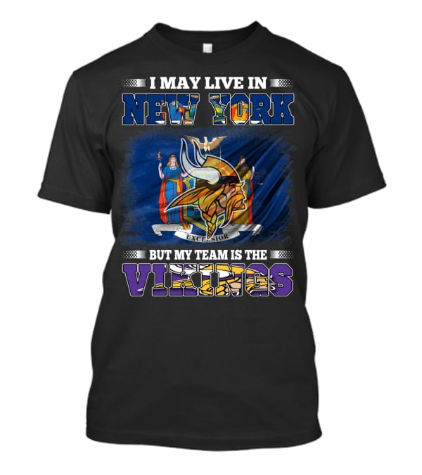 New York State Pride Minnesota Vikings Team Allegiance T-Shirt