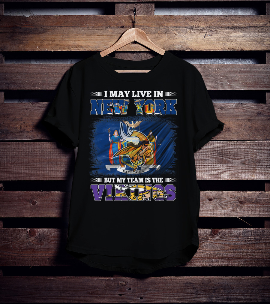 New York State Pride Minnesota Vikings Team Allegiance T-Shirt