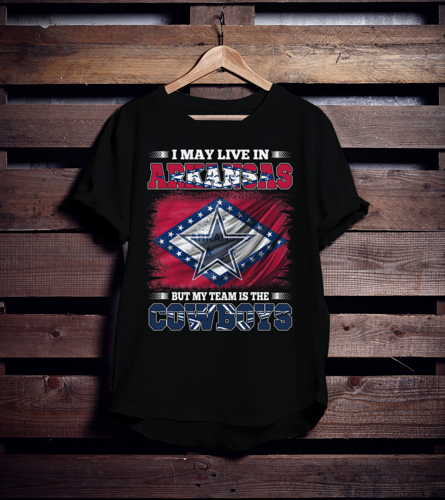 Arkansas Resident Proudly Supports The Cowboys Team T-Shirt