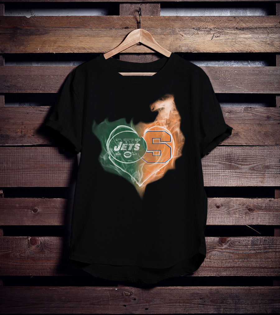 Jets Syracuse S Heart Fusion T-Shirt