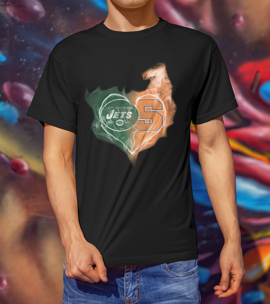 Jets Syracuse S Heart Fusion T-Shirt
