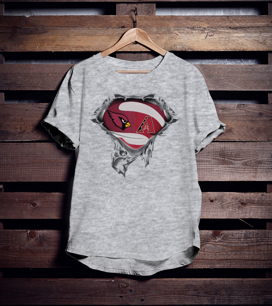 Arizona Cardinals Arizona Diamondbacks Marvel Super Heroes T-Shirt