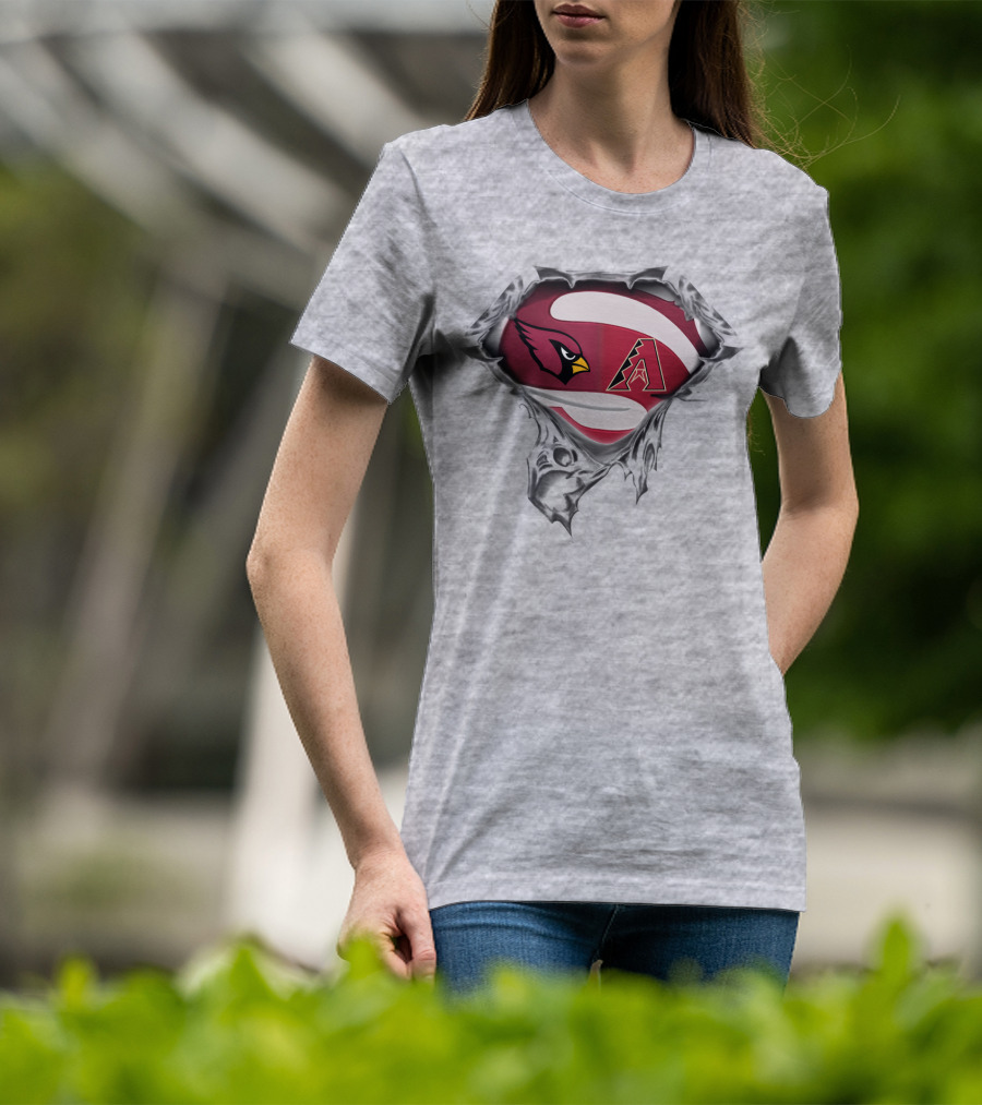 Arizona Cardinals Arizona Diamondbacks Marvel Super Heroes T-Shirt