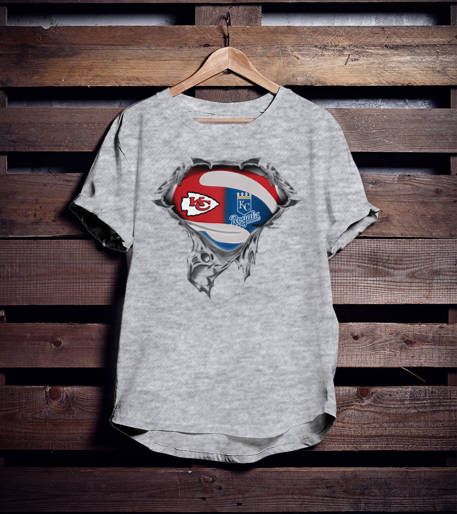 Kansas City Chiefs And Royals Super Combo 3D T-Shirt