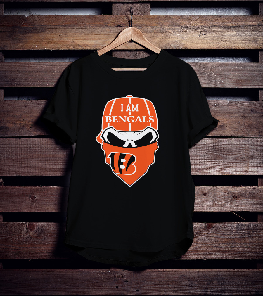 I Am Bengals Skull Cincinnati T-Shirt