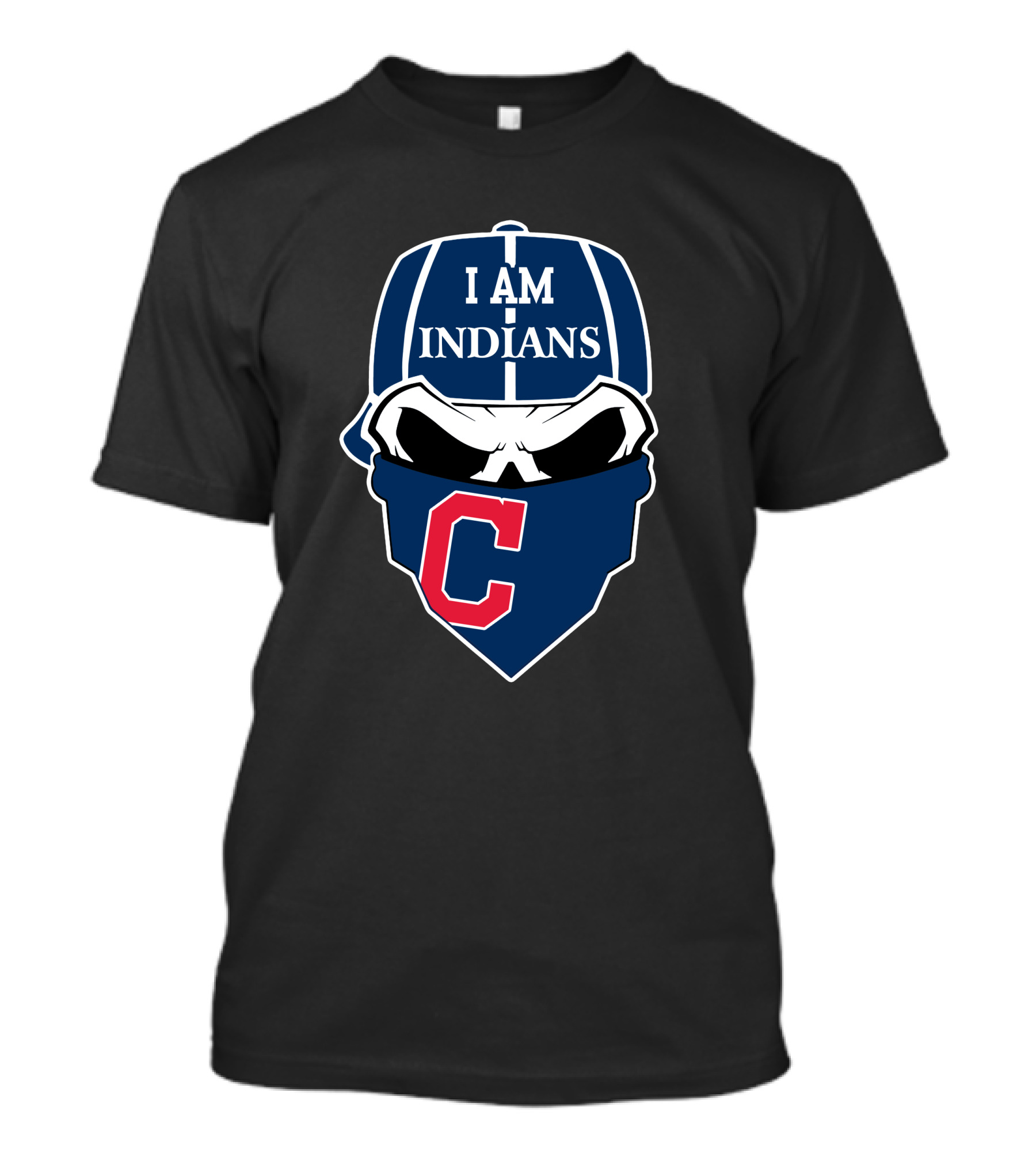 I Am Indians Skull C T-Shirt