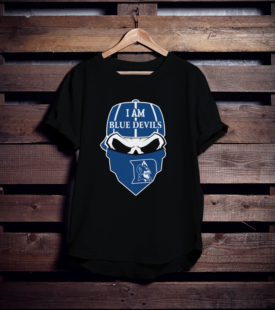 I Am Blue Devils Skull Duke Blue Devils T-Shirt