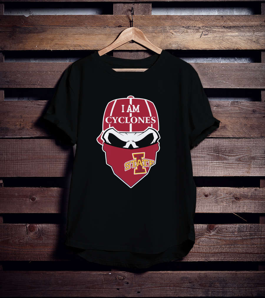 I Am Cyclones Iowa State Skull T-Shirt
