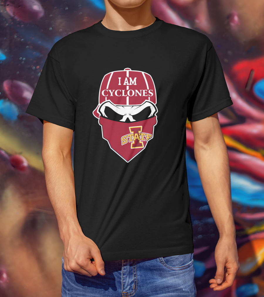 I Am Cyclones Iowa State Skull T-Shirt