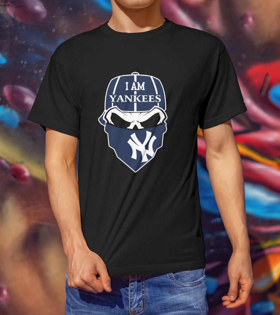 I Am Yankees Skull New York Yankees T-Shirt