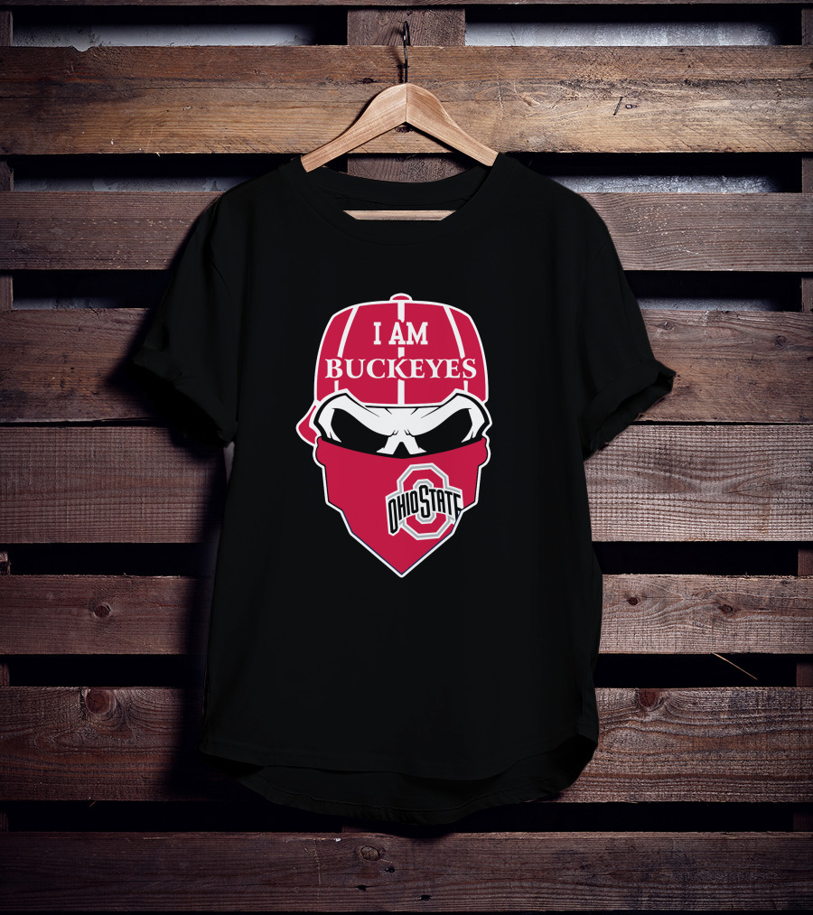 I Am Buckeyes Ohio State Skull T-Shirt