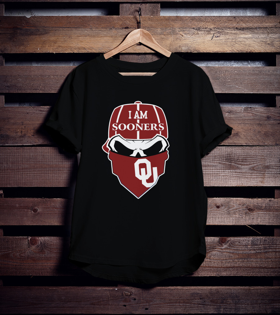 I Am Oklahoma Sooners Skull Ou T-Shirt