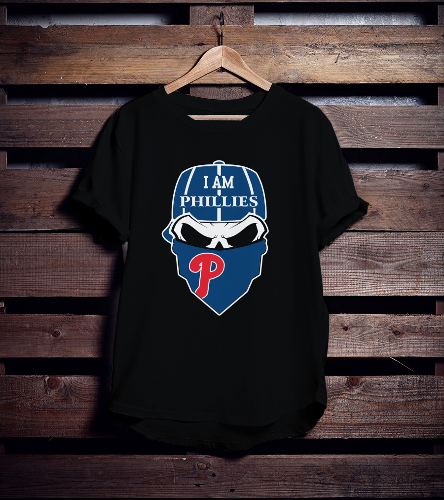 I Am Phillies Skull 'P' T-Shirt