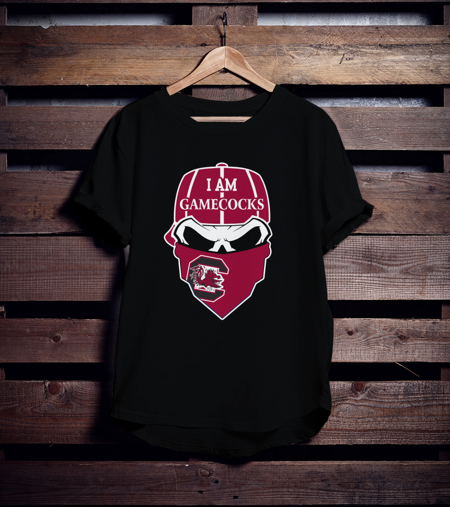 I Am Gamecocks South Carolina Gamecocks Skull T-Shirt