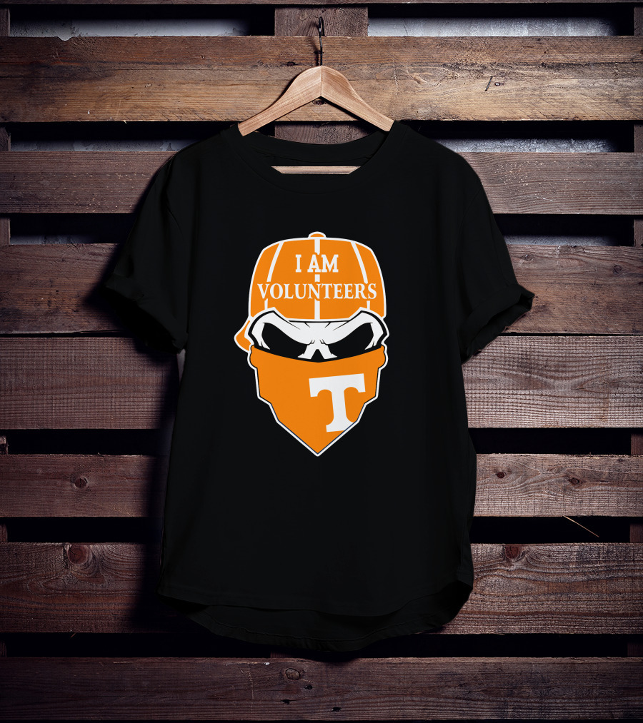 Tennessee Volunteers Skull I Am Volunteers T T-Shirt
