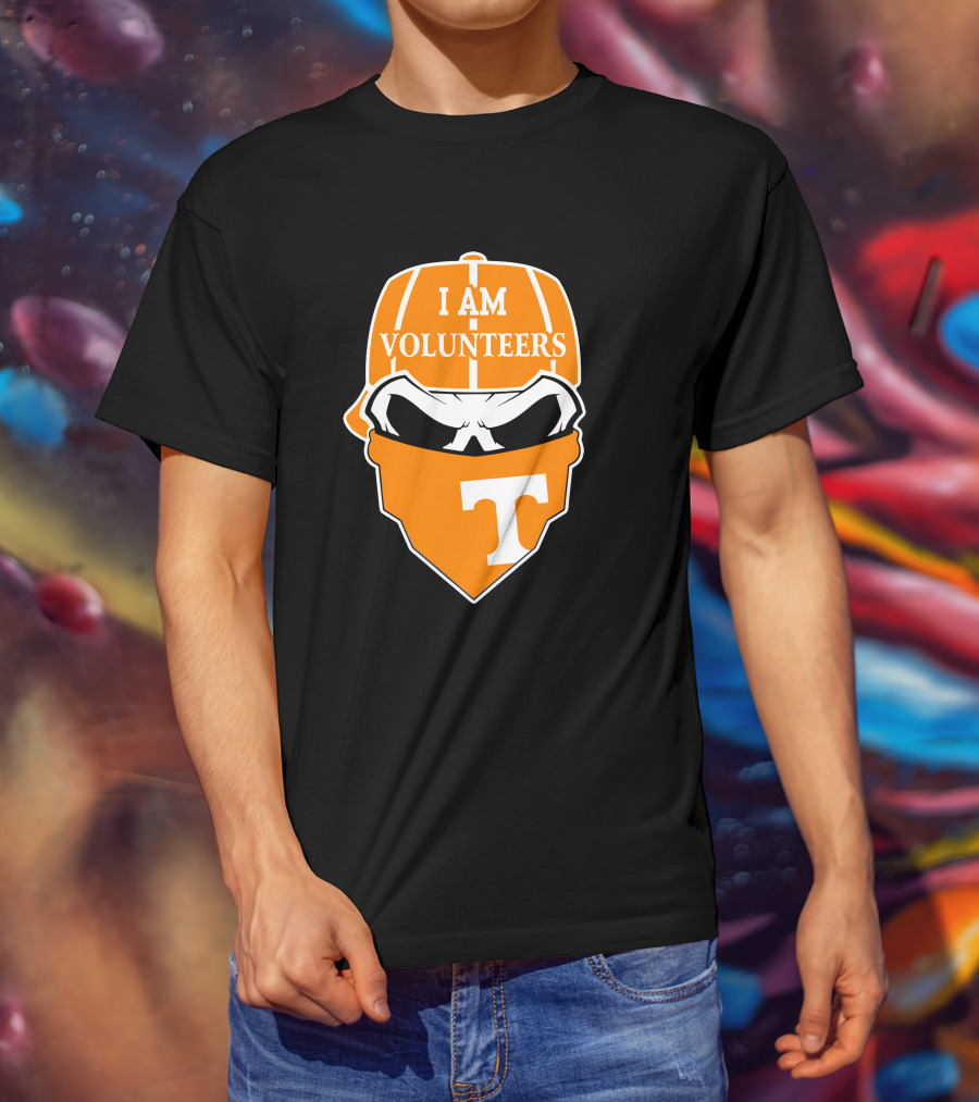 Tennessee Volunteers Skull I Am Volunteers T T-Shirt