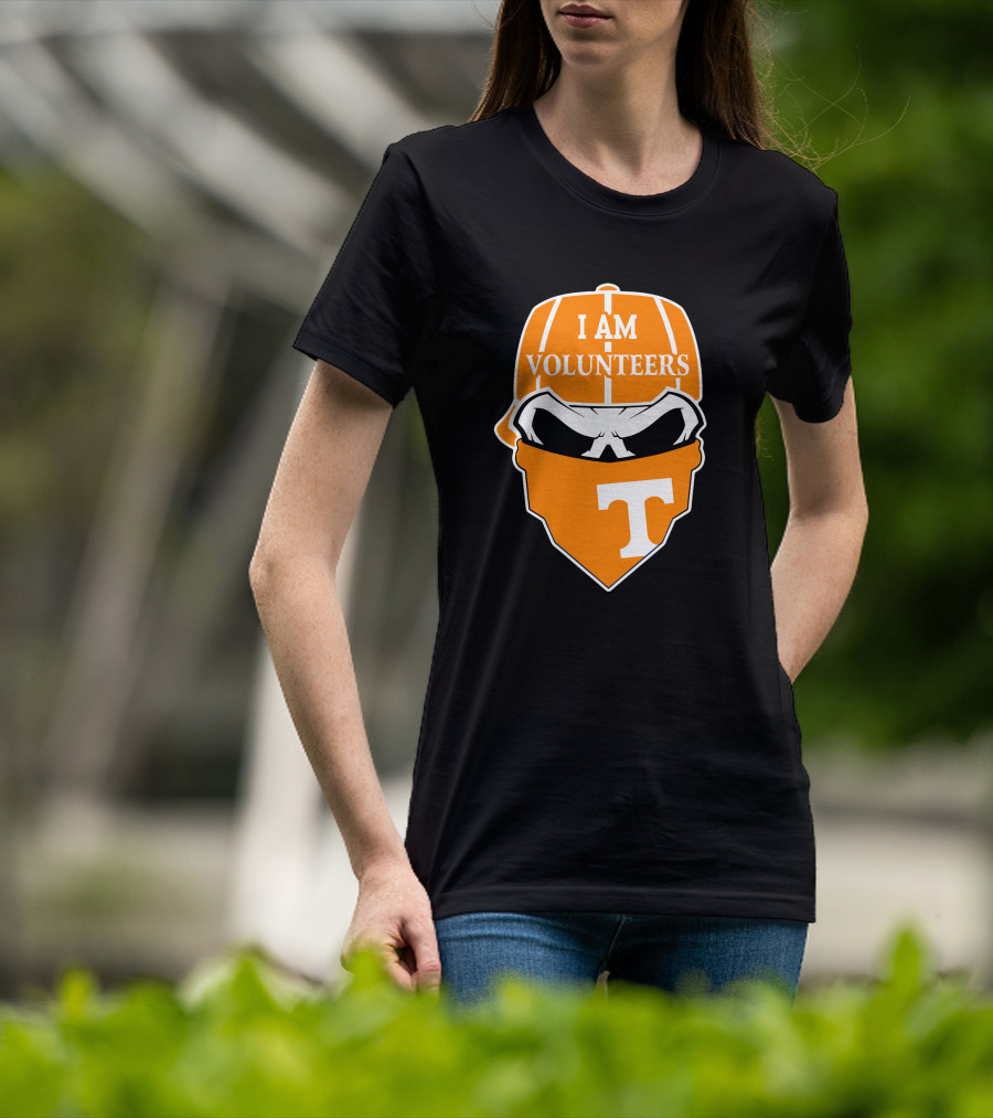 Tennessee Volunteers Skull I Am Volunteers T T-Shirt