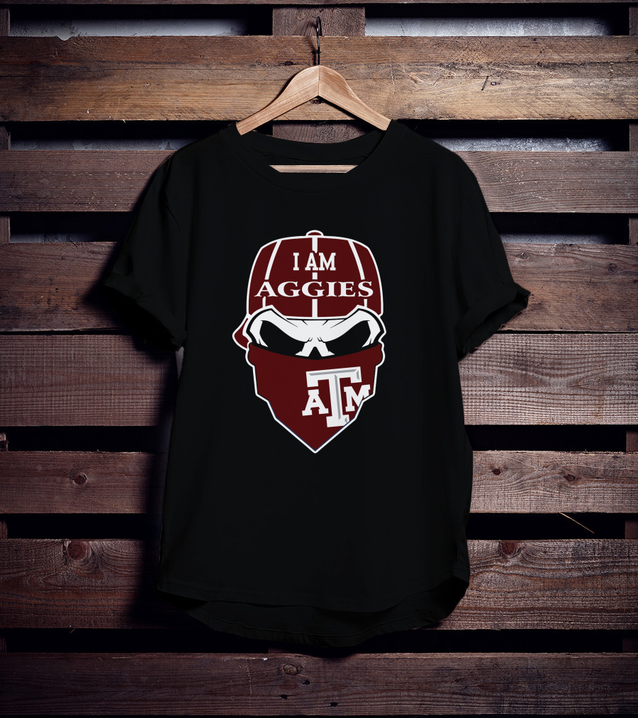 Texas A&M Aggies I Am Aggies Skull T-Shirt